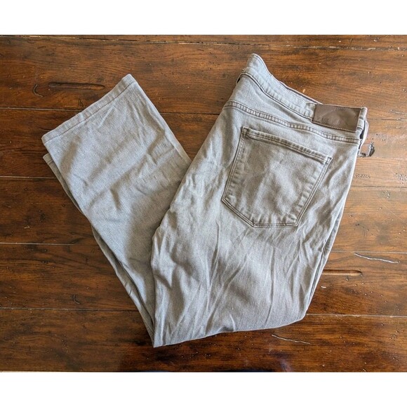 Paige Men's 40 Federal Jeans Gray Slim Straight Stretch Denim - Picture 1 of 14